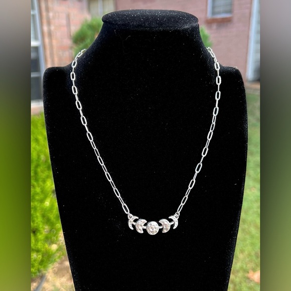 Moon Phase Necklace - Picture 2 of 5